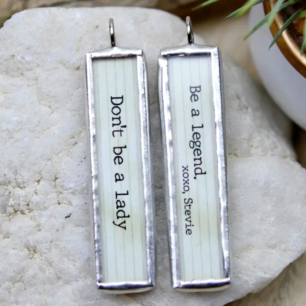 NWT Don't Be A Lady Pendant